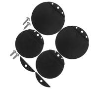 Healvian 4Pcs Universal Rubber Scupper Flapper Replacement Kit for Boats and Kayaks, Heavy-Duty Weatherproof Anti-Leak Drain Valve with Easy Install for 1.57" 1.87" Hull Drainage Ports,