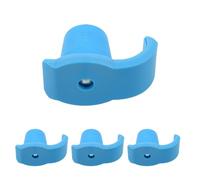 Healvian 4pcs Walker Ski Glides Leg Sliders for Seniors Non-Slip Foot Pads Replacement Parts for Elderly Disabled Use Hard Floors