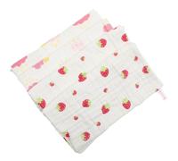 Healvian 4pcs Washable Gauze Towels Super Absorbent Hand Towels for Facial Washing Soft Printing Design for Home Use Cloud Strawberry Patterns