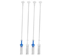 Healvian 4pcs Washing Machine Shock Absorber Rod Suspension Rod for Tub Balancing Compatible Vibration Dampers Spring for Laundry Machine Repair
