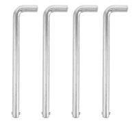 Healvian 4pcs Weight Stack Pin - M10 L-Shaped Locking Pin For Gym Equipment Heavy Duty & Easy To Install - Fitness Machine Accessories