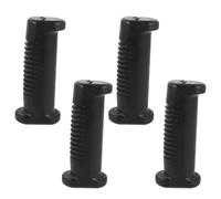 Healvian 4pcs Wheelchair and Rollator Hand Grip Covers Black Universal Replacement Handle Grip Sleeves for Transport Chairs Mobility Aid Accessories