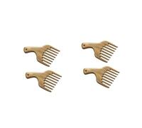Healvian 4pcs Wide Tooth Comb for Curls Natural Sandalwood Detangler Hair Brush for Women Fade Comb for Natural Hair Detangler Brush