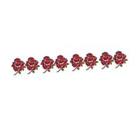 Healvian 4sets Rose Brooch for Women Floral Rhinestone Pins for Dress Elegant Flower Lapel Jewelry for Wedding and Prom Attire Versatile Accessory to Enhance Your Style 2pcs*4