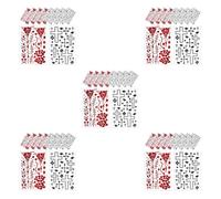 Healvian 50 Pcs Halloween Bat Face Stickers with Rhinestone Facial Gems, Precut Imitation Diamond Temporary Tattoos Featuring Glitter and 3d Dazzling Effect, for Roleplaying Parties
