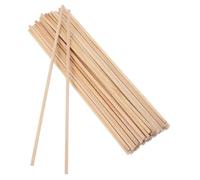 Healvian 50 Pcs Small Wood Rods Oxygen Experimental Teaching Sticks for Chemistry Lab Fire Combustion Science Craft Supplies