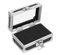 Healvian 50holes Nail Drill Bits Holder Box Compartments Nail Salon Organiser Magnetic Bit Holder