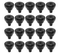 Healvian 50pcs Anti Vibration Hard Drive Screws for 2.5" Hdd and Ssd, Iron Material with Precision Compatibility, Vibration Dampening Screws for Nas Drive Cages and PC Hdd Mounting
