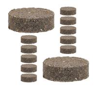 Healvian 50pcs Bbq Starters Charcoal Firelighters Kindling Wood Blocks Small Lightweight Natural Wax Material Convenient to Carry and Free of Strange Smell for Camping and Picnic Hot Pots