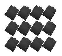 Healvian 50pcs Black Paper CD Envelopes for DVD Storage, Card Sleeves and File Folders, Multi-Function Tiny Paper Bags for Media and Greeting Cards Packaging
