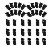 Healvian 50pcs Electric Wheelchair Joystick Button Caps, Black Plastic Protective Covers with Quick Assembly, Universal Mobility Scooter and Manual Wheelchair Accessory Set