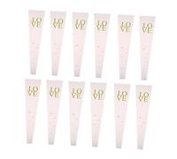 Healvian 50Pcs Flower Sleeve Bags Delicate Bouquet Wrap Bags for Single Roses Tulips Lilies and More Open Bottom Design for Easy Water Access and Floral