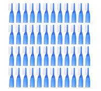 Healvian 50pcs Safety Handle Mini Prison Toothbrushes - Soft Bristle Finger Toothbrush for Tooth Cleaning - Institutional Supplies - Portable Camping Travel