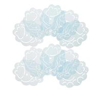 Healvian 50pcs Travel Mini Soap Sheets with Cartoon Elephant Pattern Disposable Hand Soap Flakes for Adults and Portable Bulk Slices for Hiking Camping Outdoor Handwashing Essentials