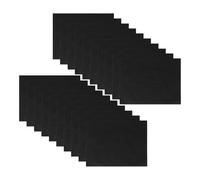 Healvian 50pcs Universal Black Non-Woven Fabric Car Floor Mats 42x53cm Large Disposable Vehicle Floor Protectors for SUV and Car Accessories