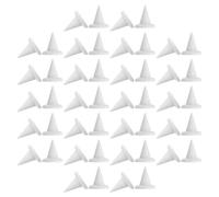 Healvian 50pcs White Cone Ceramic Kiln Nails Set High Temperature Resistant Refractory Support Nails for Pottery Kilns Universal Ceramic Firing Accessories for Industrial and Art