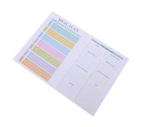 Healvian 52pcs A Book Refrigerator Magnet Weekly Planner Magnetic Kitchen Planner 9.84x6.93x0.31in Write and Wipe Elegant Design Meal Planning for Family