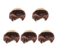 Healvian 5pcs Bald Monk Wig for Men Lightweight Cosplay Prop for Halloween Parties and Stage Performances Unique Design with Comfortable Fit