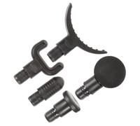 Healvian 5pcs Body Massager Adapter Portable Gym Massager Heads for Muscle Relief Lightweight Replacement Attachments for Muscle Groups Easy to Use for Runners Weightlifters and Fitness