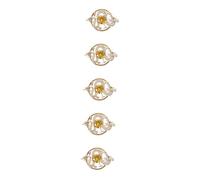 Healvian 5pcs Delicate Copper Dragon Brooch Pin for Women Elegant Lapel Decoration Unique Summer Accessory Chic present for Ladies Eye Catching Clothing Hat Decoration