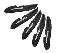 Healvian 5pcs Folding Beard Comb Small Plastic Men Mustache Grooming Tool for Hair Styling Portable