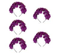 Healvian 5pcs Halloween Ghost Claw Headband Simulation Flowers Skeleton Headband for Party Role-playing Halloween Hair Bands Cosplay Accessories Party Hairband