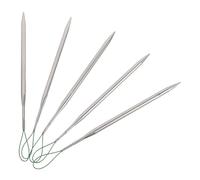 Healvian 5pcs Metal Drawstring Threader Tool 6.7" Sewing Cord Threader for Hoodies Pants Swim Trunks Sweatpants Shorts for Waistband and Sleeve Cord