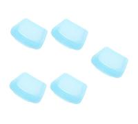 Healvian 5pcs Reusable Silicone Travel Medicine Pouch Small Resealable Transparent Pill Bag Go Medication Storage and Organization