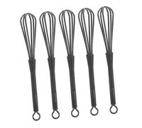 Healvian 5pcs Semi-Automatic Whisk Mixer Stirrer Small Hand Pressed Whisks For Cooking Hair Dye Mixing Versatile Kitchen Gadget Consistent Results For Salon And Home