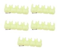 Healvian 5pcs Teeth Shaped Hair Barrette Glow the Decorative Hair Clip for Halloween Costumes for Hairstyles at Parties and Events