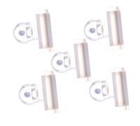 Healvian 5Pcs White Suction Cup Toothpaste Extruder Hanging Manual Toothpaste Squeezer for Bathroom Multi Function Facial Cleanser Tube Dispenser Space Saving and Easy to Install