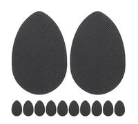 Healvian 6 Pairs Silicone Shoe Bottom Protectors Anti-Slip Sole Pads for High Heels Noise Reduction Non-Slip Grips for Dress Casual Shoes Black