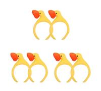 Healvian 6 pcs Cute Goose Headband Animal Hair Accessories for Comfortable Cosplay Party Headband Adorable Halloween Costume Decor Lightweight Easy to Wear