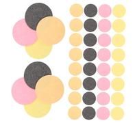 Healvian 60pcs Compressed Natural Cellulose Facial Sponges Round Face Cleansing Pads for Makeup Removal Reusable Exfoliating Wash Sponges Deep Cleansing Power Daily Skincare for Women and