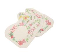 Healvian 60pcs Easter Bunny Napkins: Disposable Rabbit Cocktail Napkins for Decoupage Spring Holiday Dinner Party Wedding Birthday Party 6.3x4.8