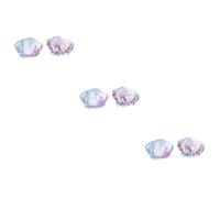 Healvian 6pcs Boys and Girls Bathing Caps Satin Shower Hats for Boy Girl Hair Covers for Sleeping and Bathing Unicorn and Dolphin Designs Reusable Bath Accessories