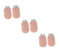 Healvian 6pcs Double-sided Bath Gloves Exfoliating Body Scrubbers for Smooth Skin for Shower Spa Use High-grade Foaming Mitts for Removing Dead Skin and Oil