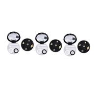 Healvian 6pcs Elegant Lense Care Case Compact Storage Container for Students Girls Travel Outdoor Activities
