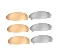 Healvian 6pcs French Metal Hair Barrettes Oval Clips for Women Stylish Oval Hairpins for Thick Hair Secure Non Slip for Weddings and Daily Use