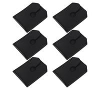 Healvian 6Pcs Men’S Protector Covers Black PU Leather Manual Case Safety Storage Sleeve Travel Shaving Accessories