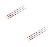 Healvian 6pcs Nail Art Pens Set Rose Gold Plating Precision Drawing Liner Brush for Manicure Nail Brush Tools for Professional Personal Use for Designs