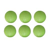 Healvian 6Pcs Night Glow Golf Balls, Fluorescent Luminous Balls with Automatic Light Absorption, Night Play Sports Accessory for Golf Practice and Outdoor Use