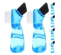 Healvian 6pcs Retainer Toothbrush: Dentures Cleaner Brush for Devices Mouth Guard False Teeth - Appliance Cleaning Brush