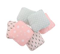 Healvian 6pcs Sanitary Pouch: Portable Women Menstrual Pad Bag for Sanitary Napkin Storage - Cute Period Pad Organizer Pouch for Travel School Outdoor Use