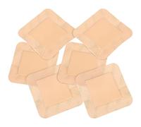 Healvian 6Pcs Silicone Wound Dressing 7.5x7.5cm - Adhesive Waterproof Wound Pads with Border for Pressure Sores, Bed Ulcers & Leg Cuts - Sterile, High Absorbency Cushion for Elderly Sensitive Skin