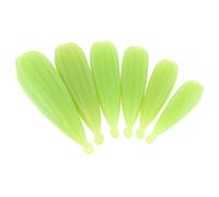 Healvian 6Pcs Soft PVC Fishing Practice Plugs Set Glow Effect Assorted Weights (5G, 7G, 10G, 12G, 15G, 20G) for Casting Training Fishing Practice Accessories for Beginners and Gear