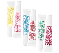 Healvian 6pcs Transparent Lip Oil Moisturizing Lip Gloss for Women and Girls Lightweight Hydrating Formula Portable Aesthetic Care for Daily Makeup Use