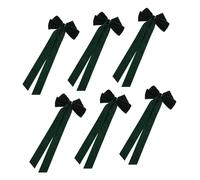 Healvian 6pcs Velvet Duckbill Hair Clips for Women Soft Fabric Bow Barrettes with Secure Grip Easy One Handed Use Gentle Hair for Back of Head Styling Daily Wear and Outdoor Events