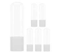 Healvian 6pcs Water Flosser Tips Organizer Travel Case with Dustproof Covers, Dental Irrigator Nozzle Storage Box for Oral Care and Bathroom Countertop Use