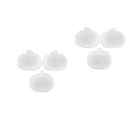 Healvian 6sets Halloween Pumpkin Silicone Moulds for Epoxy Resin Tea Light Holder Craft DIY Decor Casting Mold for Resin Wax B C Hollow Pumpkin Lantern Shaper